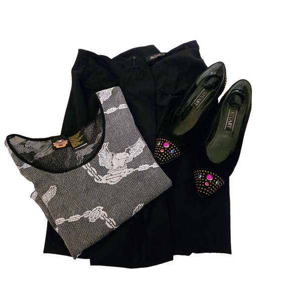 Mes Demoiselles Paris Elegant Tailored Black Maxi Skirt Size 36 Evening Cocktail - Picture 10 of 13